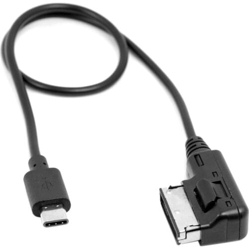CY Media In AMI MDI USB-C USB 3.1 Type-C Charge Adapter Cable For Car VW AUDI 2014 A4 A6 Q5 Q7