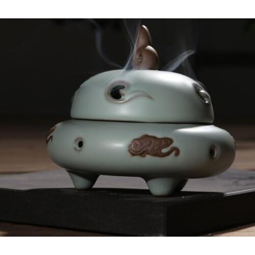 For short Creative your kiln censer restoring ancient ways Continue to start Your porcelain aroma stove Archaize ta package mail