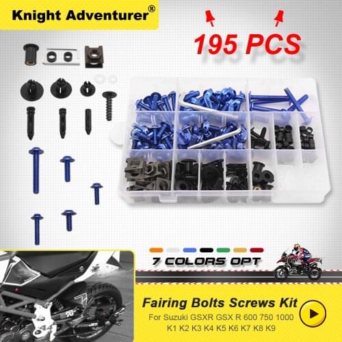 Motorcycle Fairing Screws Windscreen Body Spring Bolts Kit For Suzuki GSXR GSX R 600 750 1000 K1 K2 K3 K4 K5 K6 K7 K8 K9