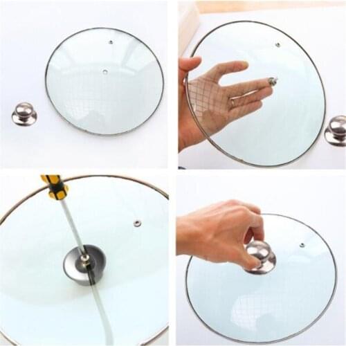 Stainless Steel Cookware Pot Pan Lid Hand Grip New Cover Knob Handle For Kitchen Circular Holding Knob Screw Handle