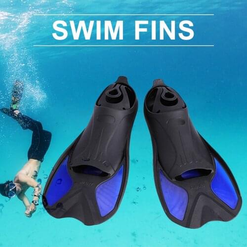 New silicone professional diving fins men and women snorkeling swimming fins childrens fins equipment set TPR non-slip fins #W