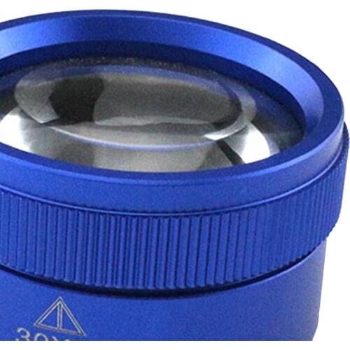 30X x40mm Portable Optics Loupes Magnifier Loop Microscope for Kids Adults