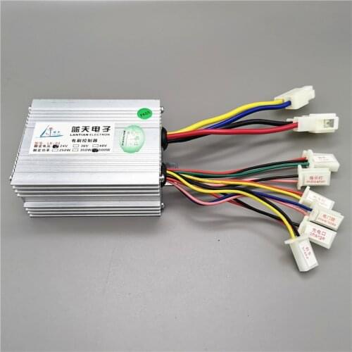 Brush DC motor controller for electric bicycle scooter 12V24V36V48V350W 500W electric tricycle accessories