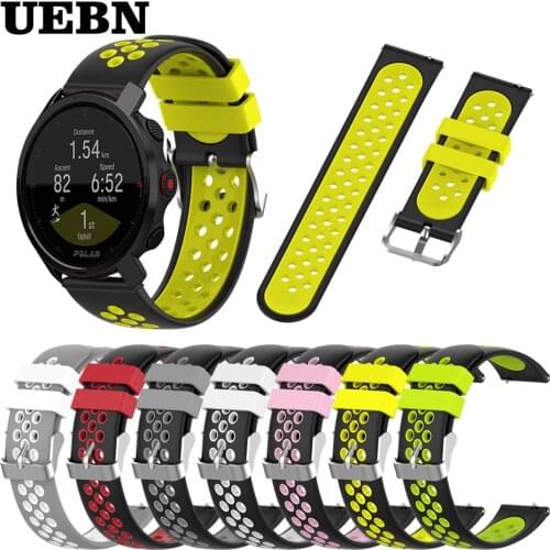 UEBN Sport Silicone Replacement Breathable Band For Polar Grit X Strap Bracelet for POLAR Vantage M POLAR IGNITE watchbands