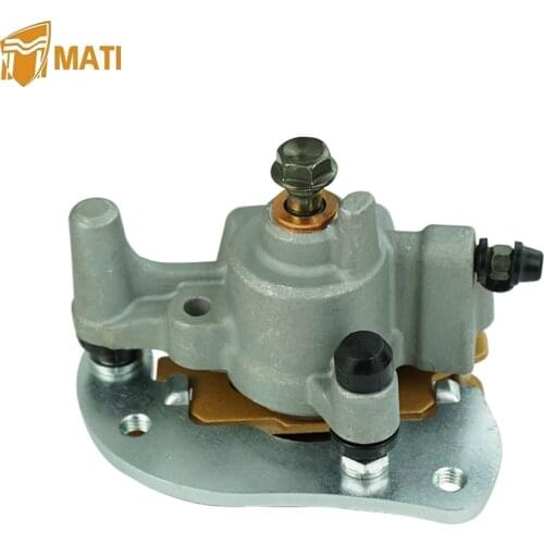 Front Right Brake Caliper Assembly for Yamaha Grizzly 550 700 YFM550 YFM700 Kodiak 700 Raptor 250 with Pads 3B4-2580U-02-00