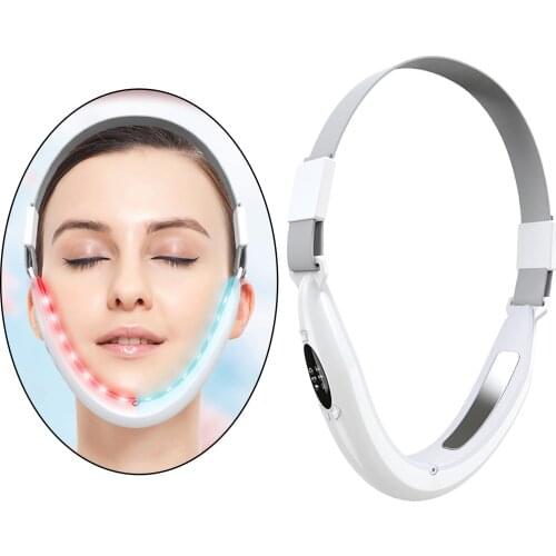 V Face Shaping Massager Lifting Belt Chin Up Mask Beauty Device for Women