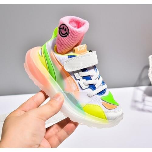High Quality Childrens Sports Shoes New Girls Mesh Running Shoes Casual Kids Boys Shoes Colorful Shoes Kids