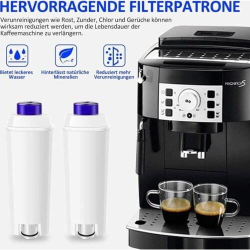 Coffee Filter Replacement for DeLonghi Filter DLSC002, DLS C002, Compatible with ECAM, ESAM, ETAM, BCO,EC680,EC800