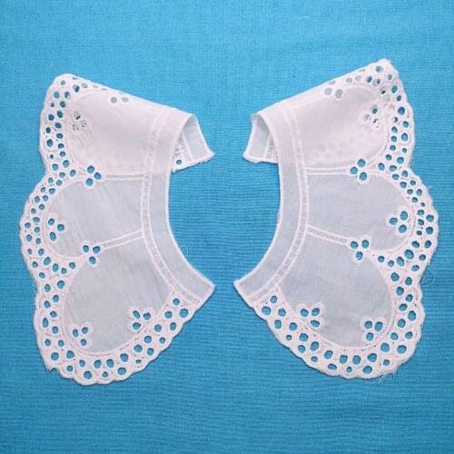 1 yard Lace cotton thread childrens clothing hollow african cloth embroidery shoulder african fabric high quality wedding