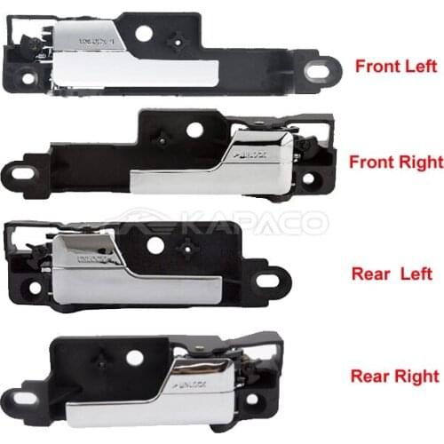 4 Doors 6E5Z-5422601-A 6E5Z5422601A For Lincoln MKZ Mercury Milan Ford Fusion Inner Inside Interior Door Handle Chrome