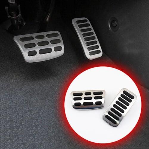 Fit For Hyundai Elantra 2017-2021 Accessories AT Automatic Foot Brake Accelerator Fuel Gas Pedal Cover Part Non-slip Style