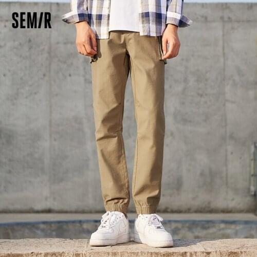 SEMIR Casual Pants Men Spring 2021 New Loose Feet Trousers Trendy Overalls And Feet Brand Pants Man