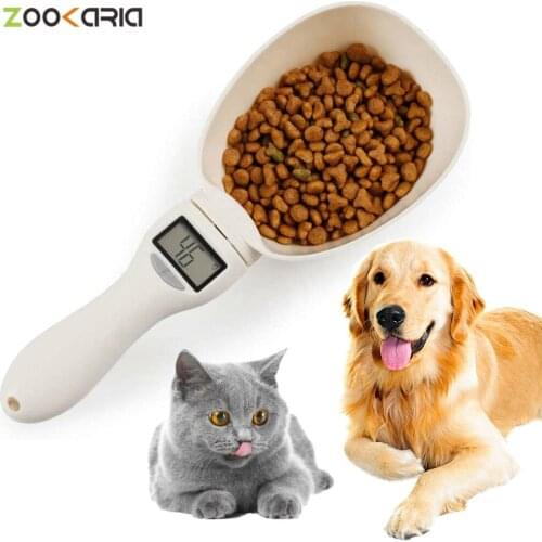 Pet Dog Cat Food Scale Electronic Measuring Tool for Dog Cat Feeding Bowl Measuring Spoon Kitchen Scale Digital Display 250ml