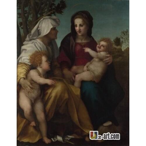 Canvas Prints (Andrea Del Sarto) wholesale wall ornament oil painting canvas printing art Religion-382