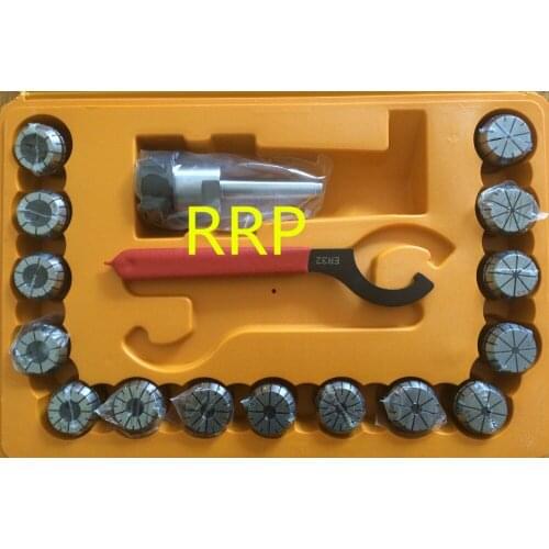 MT3 taper, 15pcs ER32 collet chuck set, MT3-ER32 collet chuck set, Chinese best brand for accessories: ZHENGZHOU