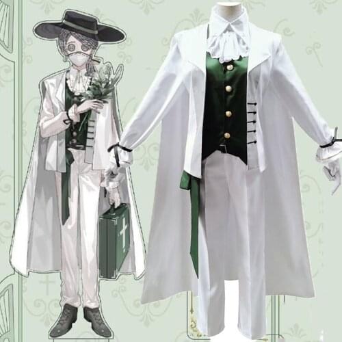 Game Identity V Cosplay costumes Survivor Embalmer Aesop Carl Cosplay Costume Enchanter Uniforms Suits Wears Midsummer tea party
