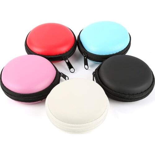Earphone Case Storage Carrying Hard Bag Box For Earphone Headphone Earbuds Memory Card Mobile Phone Cases Bags