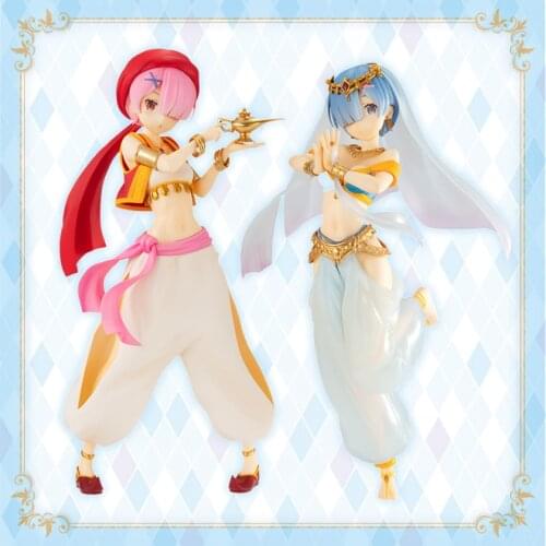 Tronzo Original Furyu SSS Figure Re:Zero Starting Life in Another World Ram Rem in Arabian Night PVC Action Figure Model Toys