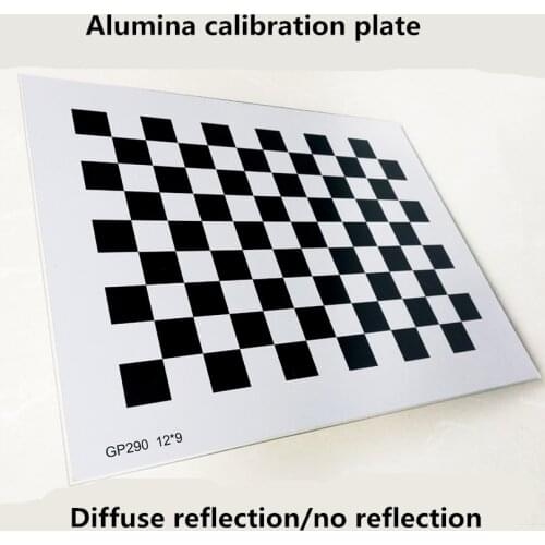 12x9 Glass Visual Optics Correction Board Checkerboard Alumina Calibration Target Plate Diffuse Reflection Opacity Square Array