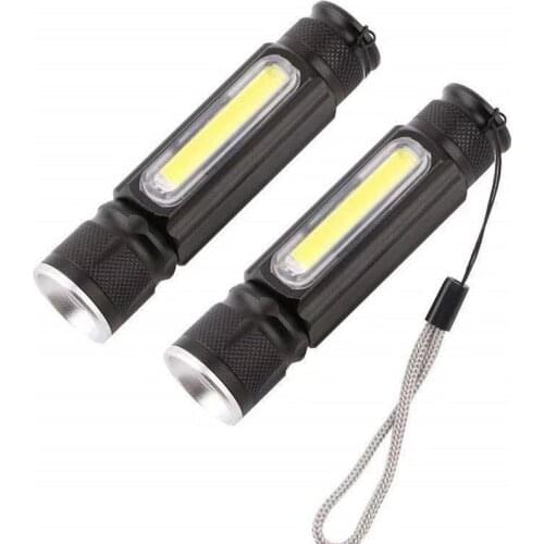 LED Flashlight T6 High Lumens Flashlights, Portable Handheld Flash Lights with 3 Modes, Zoomable, Waterproof for Camping Outdoor