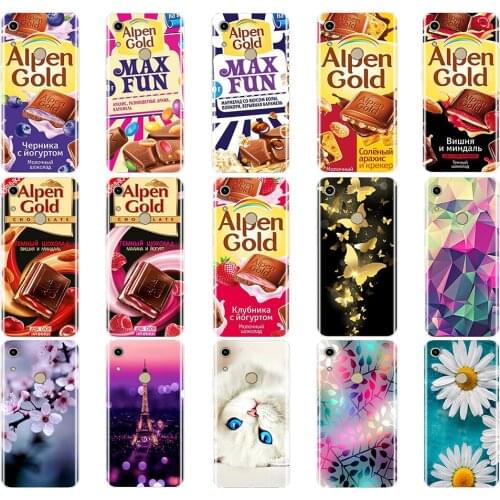 TPU Back Cover For Huawei Honor 8A JAT-LX1 Soft Silicone Funny Chocolate Russian Phone Case For Huawei Honor 8A pro JAT-L41 Case