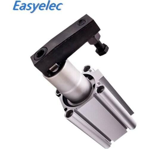 MKA MKB25-10R MKB25-10L MKB25-20R MKB25-20L SMC Type Pneumatic Rotary Clamp Cylinder Bore Size 63mm Rotary Direction Clockwise