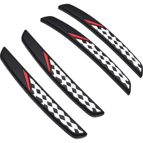 YUNPICAR Car Auto Side Door Guard Edge Defender Anti-Scratch Protector Trim Guard Sticker Fit for Most Car 4 Pack