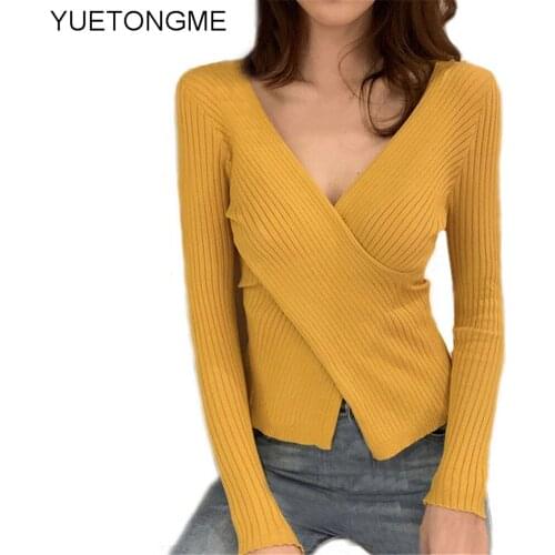 Women Knitted Cardigans Sweater Fashion Autumn Long Sleeve Loose Coat Casual V Neck Solid Female Tops