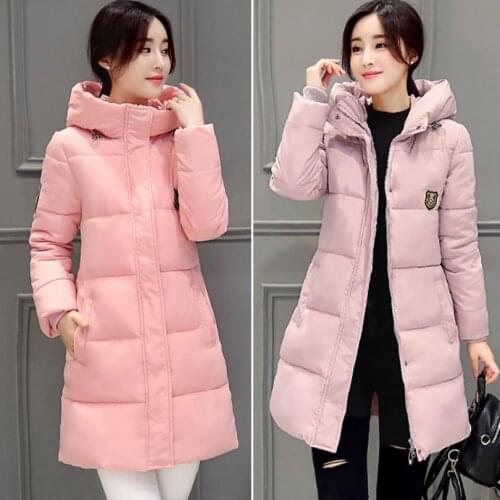 Ladies spring thickened hooded long coat womens coat ultra-thin Slim Jacket coat portable coat Womens clothing OL X3