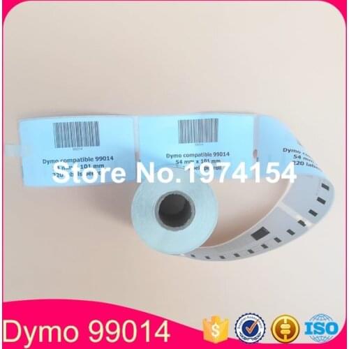 250 Rolls Dymo 99014 Compatible Label 54mm*101mm 220Pcs/Roll White Compatible for LabelWriter 450Turbo Printer SLP 440 450