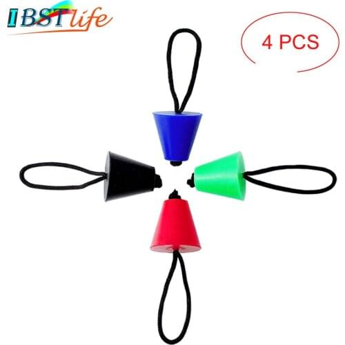 4X Universal Scupper Plug Stopper Bung Drain Holes Accessories Dinghy Kayak Inflatable Boat Canoe Rowing Marine Boat Cord Rope
