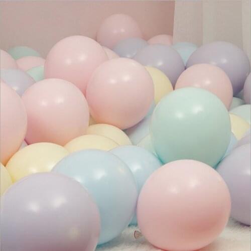 50Pcs 12Inch Macaron Balloon Party Decoration Balloon Garland Arch Balls Birthday Decoration