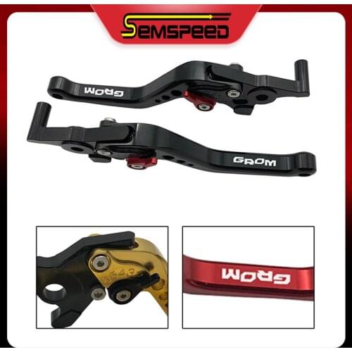 Adustable Short Brake Clutch Levers For Honda GROM/MSX125 MSX 125 2014-2019 Motorcycle Accessories