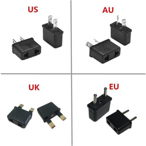 US American AU Australian Japan UK European Plug Adapter KR EU To US AC Travel Power Adapter Electrical Power Charger Sockets