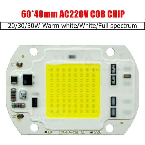 COB LED Chip Phyto Lamp Full Spectrum 20W 30W 50W LED Diode Grow Lights fitolampy For Seedlings Indoor DIY Hydroponics 220V