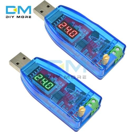 DC-DC 5V to 3.3V 9V 12V 24V Adjustable Potentiometer USB Boost Buck Step UP Down Converter Voltage Power Supply Regulator Module