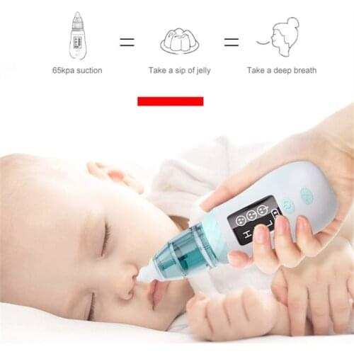Kid Baby Nasal Aspirator Electric LED Display Nose Cleaner Inhaler Newborn Aspire Equipment Ear Care Preventing Backflow Aspirat
