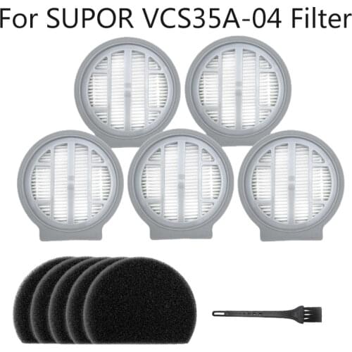 For SUPOR VCS35A-04 Smart Home Accessories Spare Parts Replaceable Hepa Filter Core Kit Mop Robot Vacuum Cleaner