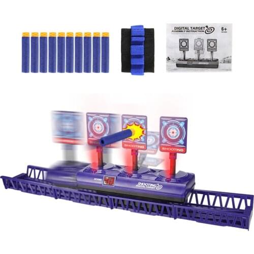 DIY High Precision Scoring Auto Reset Electric Target For Nerf Gun Accessories Toys For Outdoor Fun Sports New Year Gifts