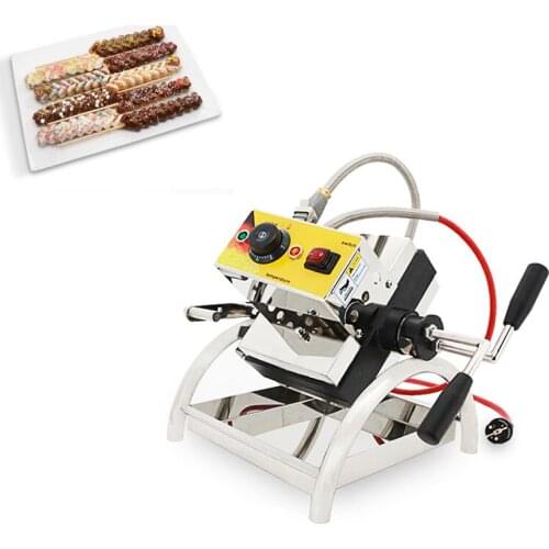 Electric Lolly Waffle Wheat Shape Waffle Maker Advanced Rotating Waffle Cake Iron Commercial Wheat Shape Snack Waffle Machine