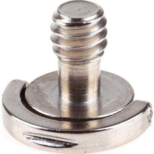 Camera Tripod Head Quick Release Plate Screw 1/4 D-Ring Tripod Screw Pull Ring Adapter For Camera Tripod Monopod