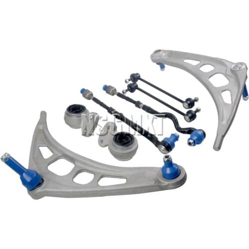 AP03 8pcs FRONT AXLE CONTROL ARM WISHBONE KIT FOR BMW E46 Z4 E85 31126758519 31126752717 31126758520