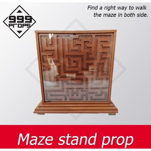 Maze prop for room escape game walk the maze in both side to unlock the door 999 props