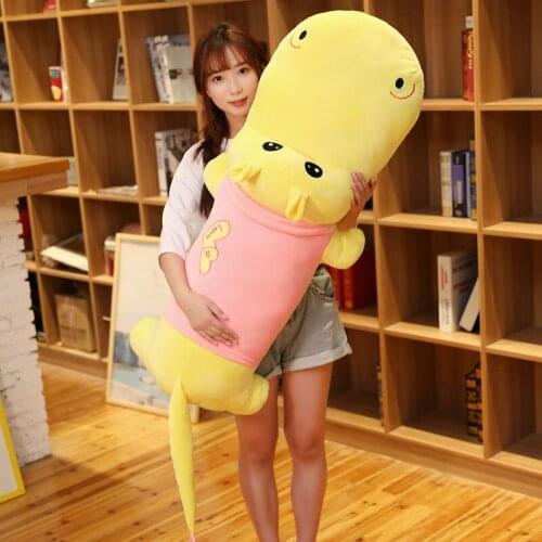 Kawaii Big Eyes Hippo Plush Dolls Stuffed Soft Animal Pillow Cute Toy Sofa Cushion Birthday Christmas Gift for Children Kid Girl