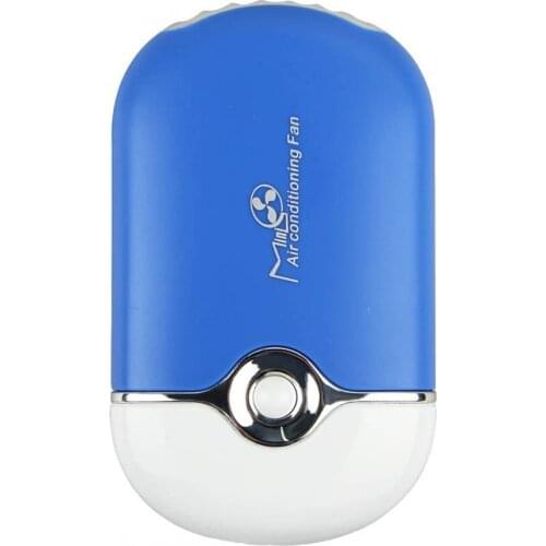 Mini Portable Handheld Desk Air Conditioner 400mAh Lithium Battery Humidification Cooler USB Rechargeable Cooling Fan