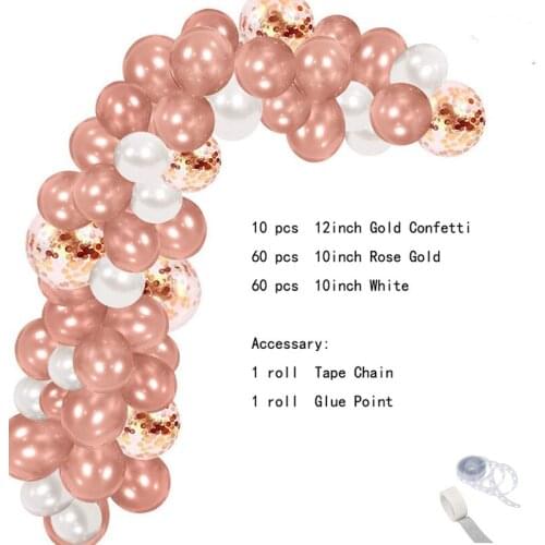 Pin 12 inch latex balloons rose gold sequined suit balloons decorated party supplies party supplies ballons