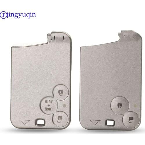 Jingyuqin Remote 2/3 Buttons Car Case Key shell Cover For Renault Laguna Espace Smart Card Car Styling