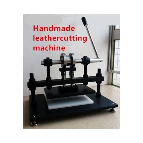 Manual die cutting machine, leather leather indentation / cutting machine, punch leather die cutting machine