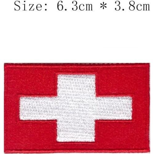 Switzerland embroidery flag patch berne city emblem shipping for Motorcycle Jacket coat Wholesale iron sew right chest