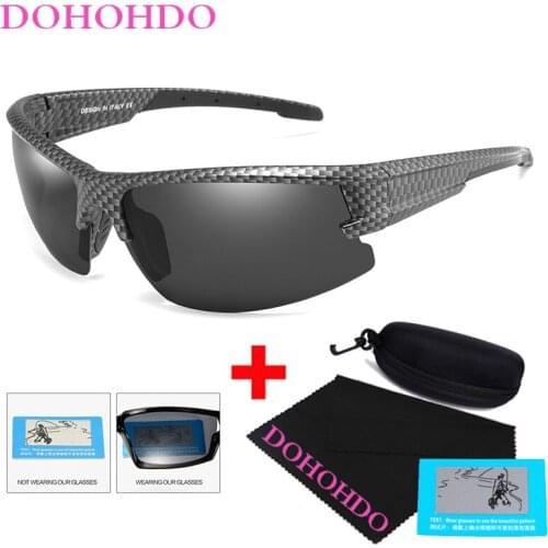 DOHOHDO HD Polarized Sunglasses Men Women Night Vision Sun Glasses Anti-glare Night Driving Goggle UV400 Eyewear Gafas De Sol